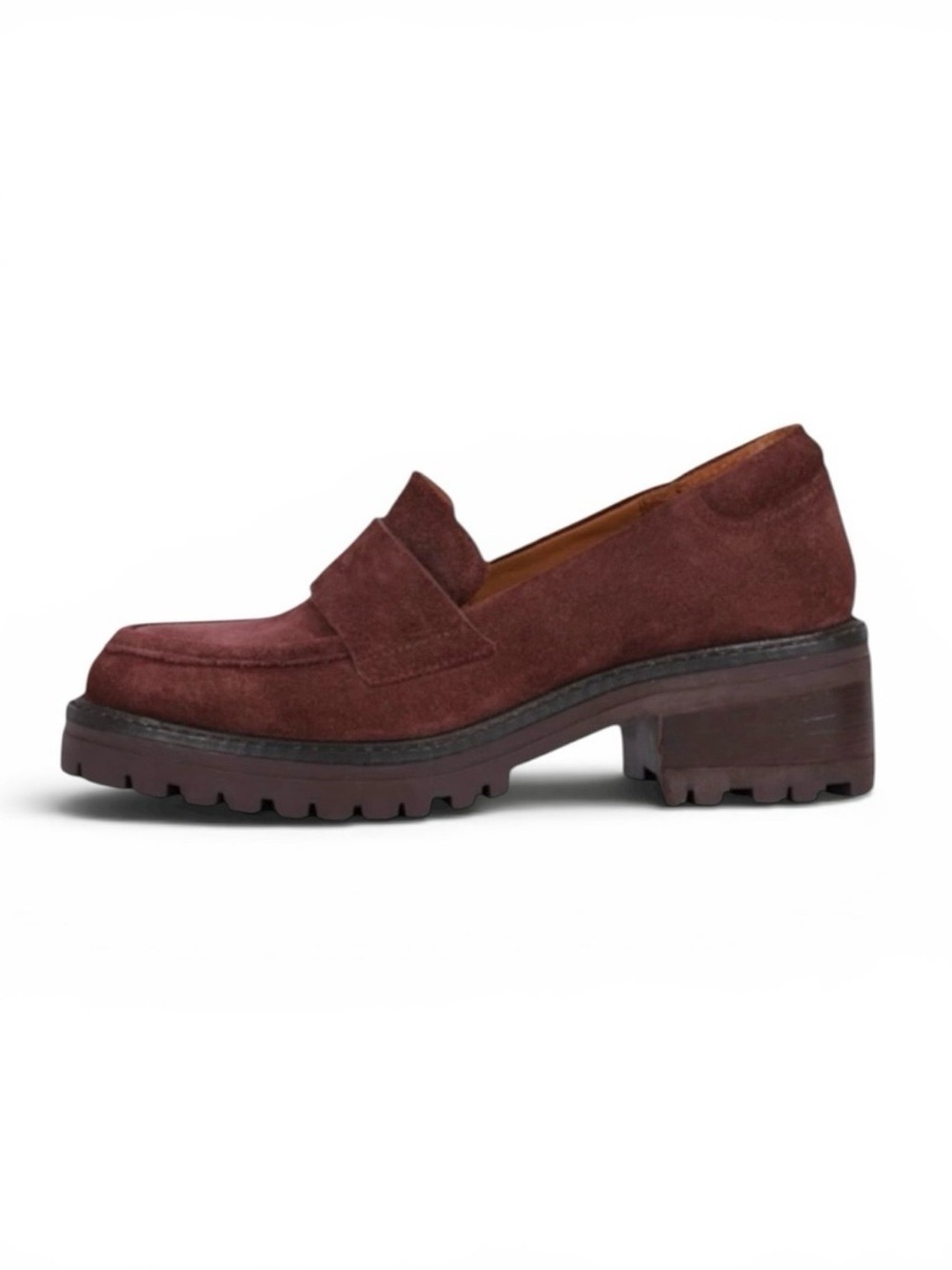 Gentle Souls by Kenneth Cole Brenda Lug Loafer Bordeaux Burgundy 9.5 NIB